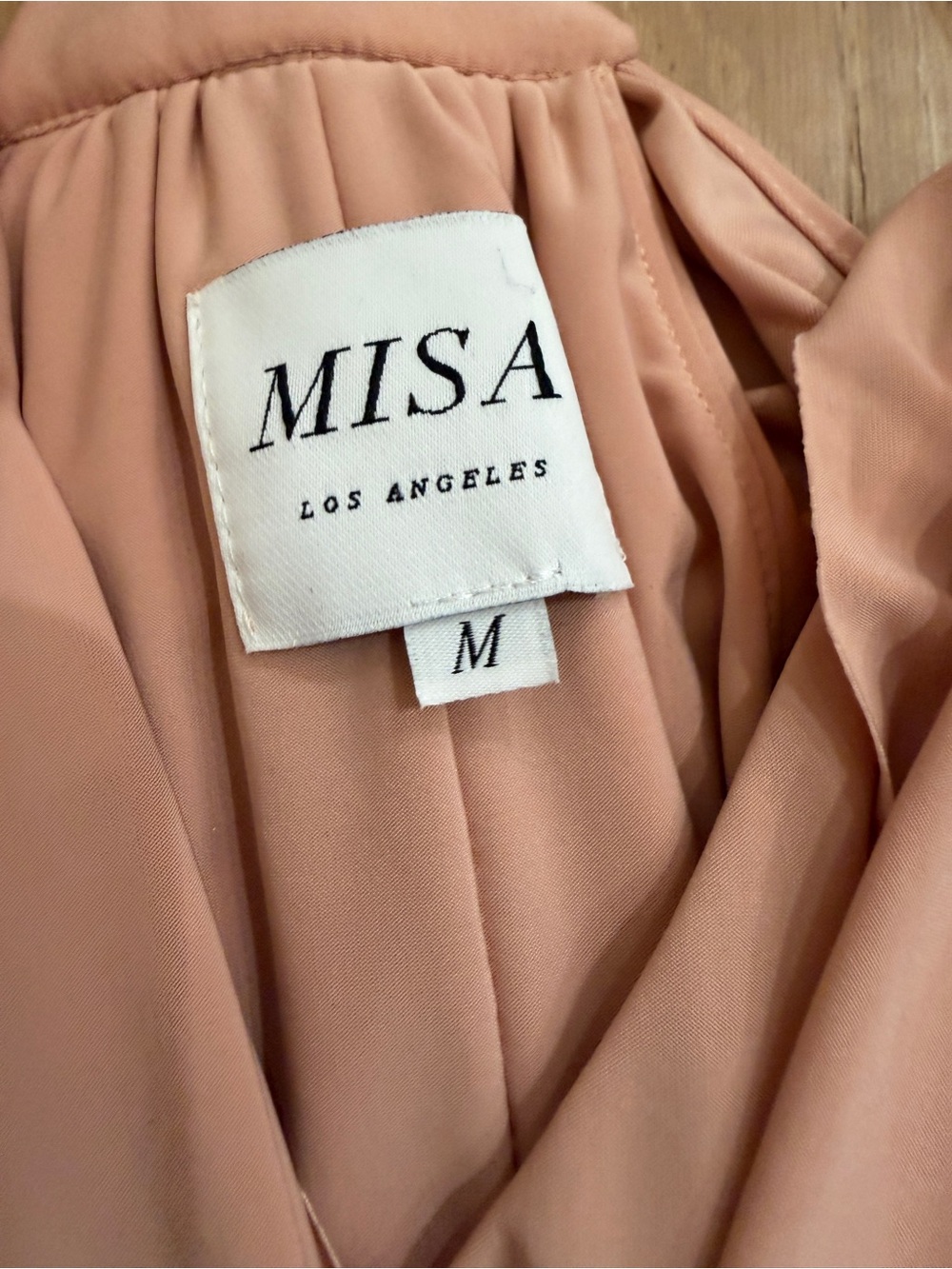 Misa Los Angeles Dusty Rose Halter Dress - Picture 2 of 11